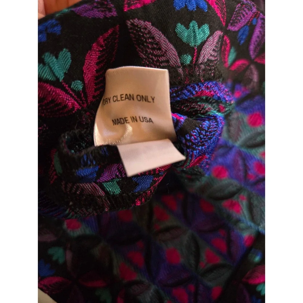 Jeune Otte Abba Top Girls Size 14 Floral Jacquard Sleeveless‎ Crop Party Casual
